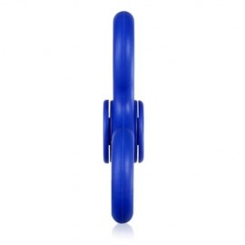 TRI-BLADE ABS EDC FIDGET SPINNER FOCUS TOY ADHD ANXIETY STRESS RELIEF (BLUE)