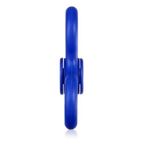TRI-BLADE ABS EDC FIDGET SPINNER FOCUS TOY ADHD ANXIETY STRESS RELIEF (BLUE)