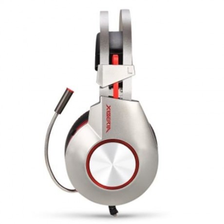 XIBERIA K5 WIRED OVER-EAR GAMING HEADSET (SILVER GRAY)