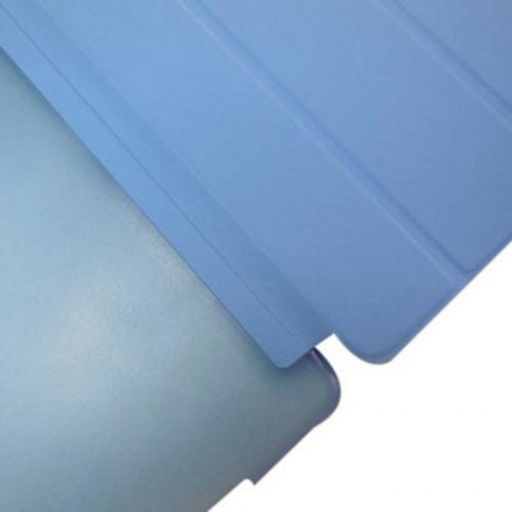 COOL PU LEATHER AND PLASTIC CASE FOR IPAD AIR / 5 WITH FOLDABLE STAND (BLUE)