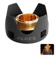 ALOCS PORTABLE MINI SPIRIT BURNER ALCOHOL STOVE FOR OUTDOOR BACKPACKING HIKING CAMPING (CO