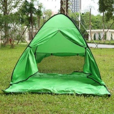 CLEYE INSTANT SETUP 2 PERSON BEACH TENT WITH DOOR CURTAIN (MOSS)