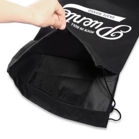 PUENTE DRAW CORD SKATEBOARD SCOOTER CARRYING BAG (BLACK)