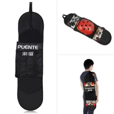 PUENTE OUTDOOR SKATEBOARD CARRYING BAG (BLACK)