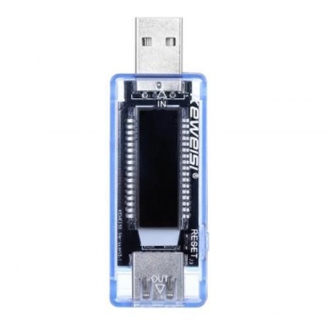 KWS - V20 USB DIGITAL VOLTAGE CURRENT DETECTOR BATTERY CAPACITY TESTER (CLOUDY)