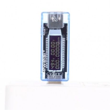 KWS - V20 USB Digital Voltage Current Detector Battery Capacity Tester (CLOUDY)