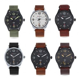 CURREN 8265 JAPAN MOVEMENT MALE QUARTZ WATCH (BLACK AND BROWN)