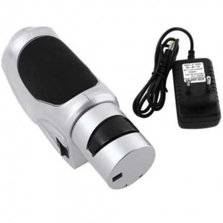 DMD ELECTRIC THREE-STAGE DIAMOND KNIFE SHARPENER (SILVER)