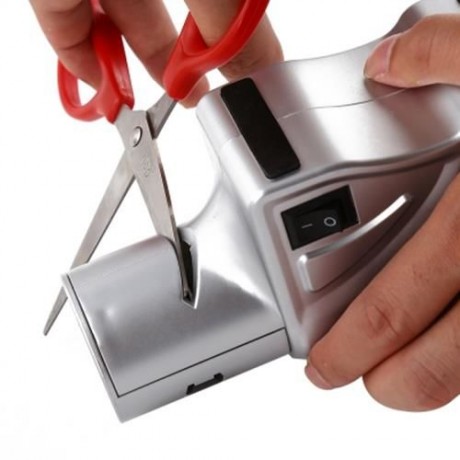 DMD ELECTRIC THREE-STAGE DIAMOND KNIFE SHARPENER (SILVER)