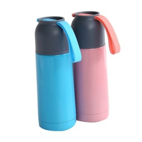 Stainless Steel Travel Mug Vacuum Insulated Cup Water Bottle (BLUE)