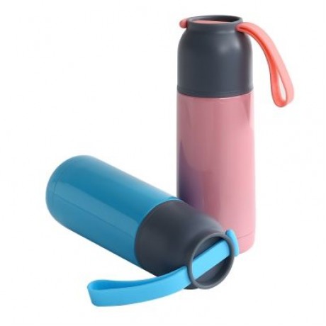 Stainless Steel Travel Mug Vacuum Insulated Cup Water Bottle (BLUE)