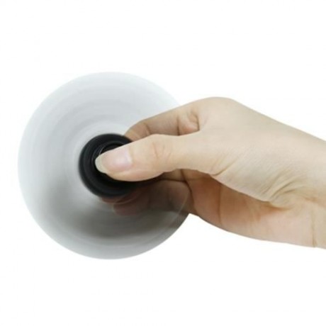 FOUR GEAR ROTATING TRILATERAL PATTERN ABS HAND SPINNER TOY (BLACK)