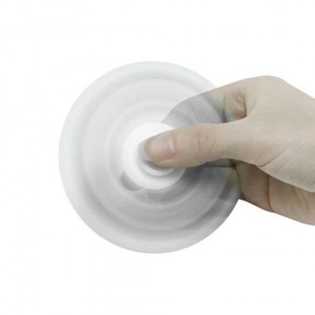 FOUR GEAR ROTATING TRILATERAL PATTERN ABS HAND SPINNER TOY (WHITE)
