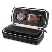 2 GRIDS TRAVEL WATCH STORAGE CASE (BLACK)
