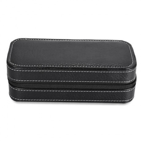 2 GRIDS TRAVEL WATCH STORAGE CASE (BLACK)