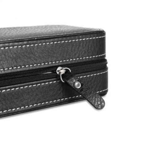 2 GRIDS TRAVEL WATCH STORAGE CASE (BLACK)