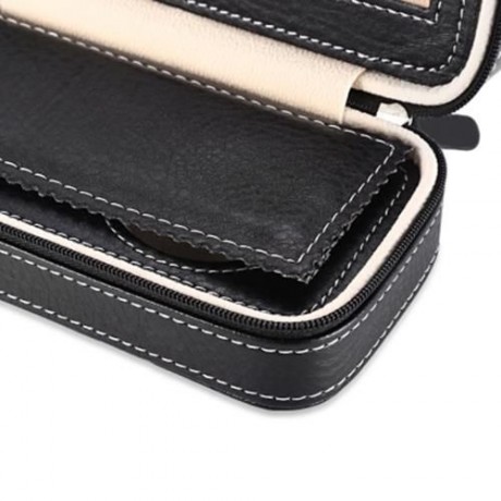 2 GRIDS TRAVEL WATCH STORAGE CASE (BLACK)