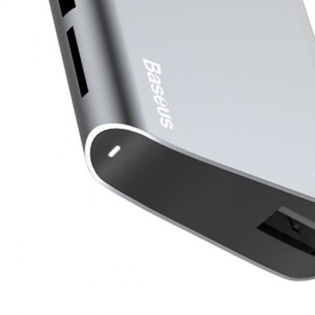 BASEUS ENJOYMENT SERIES SD / TF CARD   USB 2.0 HUB ADAPTER (DEEP GRAY)