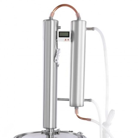 DIBOSH STAINLESS STEEL WATER ALCOHOL DISTILLER BREWER (SILVER WHITE)