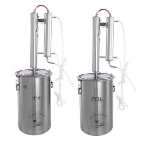 DIBOSH STAINLESS STEEL WATER ALCOHOL DISTILLER BREWER (SILVER WHITE)