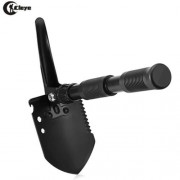 CLEYE OUTDOOR MINI PORTABLE FOLDING PICK SHOVEL (BLACK)