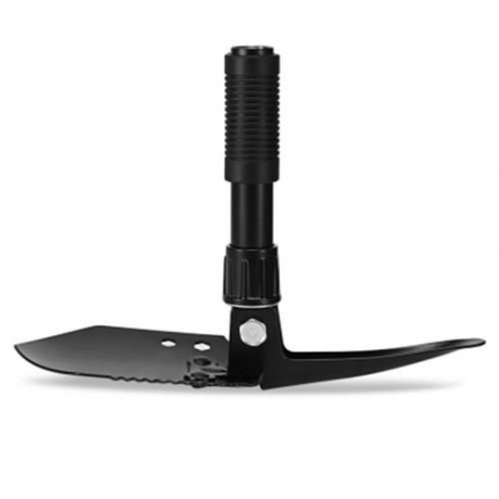 CLEYE OUTDOOR MINI PORTABLE FOLDING PICK SHOVEL (BLACK)