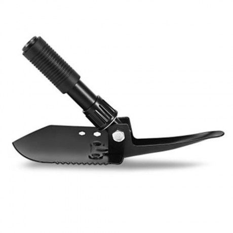 CLEYE OUTDOOR MINI PORTABLE FOLDING PICK SHOVEL (BLACK)