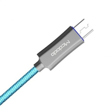 MCDODO CA - 289 KNIGHT SERIES QC 3.0 MICRO USB CABLE 1M (BLUE)