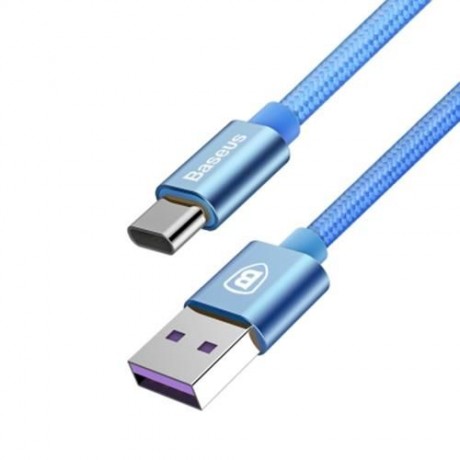 BASEUS SPEED QC CABLE TYPE-C 5A QUICK CHARGE DATA CABLE 1M (BLUE)