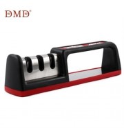 DMD MANUAL THREE-STAGE KNIFE SHARPENER KITCHEN TOOLS (RED)