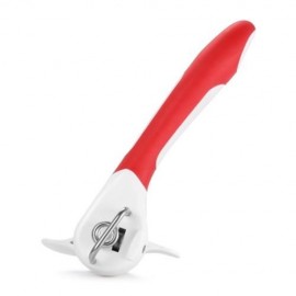 STAINLESS STEEL MANUAL CAN OPENER (RED WITH WHITE)