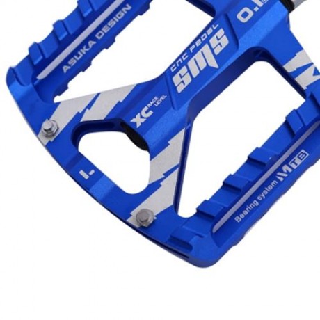 SHANMASHI PAIRED OUTDOOR CYCLING ROAD MOUNTAIN BICYCLE PEDAL (BLUE)
