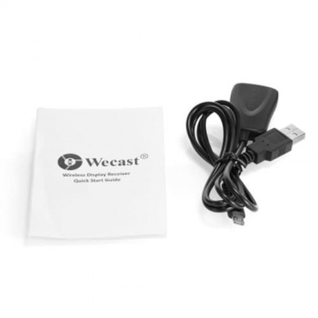 WECAST E18 WIRELESS HDMI DONGLE DISPLAY RECEIVER (BLACK)