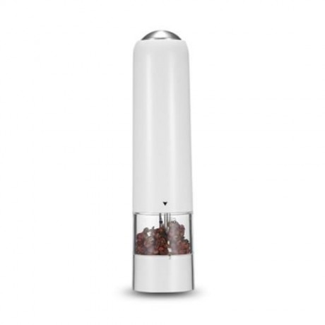 TIANFUXING ELECTRIC ABS PLASTIC PEPPER SALT GRINDER (WHITE)