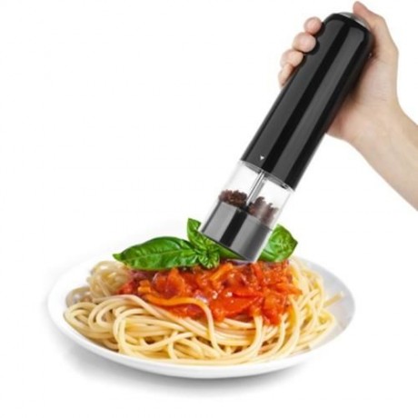 TIANFUXING ELECTRIC ABS PLASTIC PEPPER SALT GRINDER (WHITE)