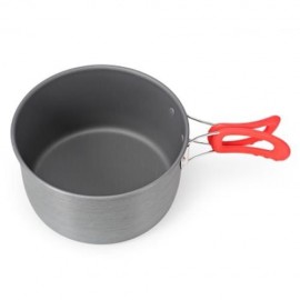 ALOCS CW - C19T ALUMINA ULTRALIGHT 2 - 3 PEOPLE COOKWARE SET (BLACK)