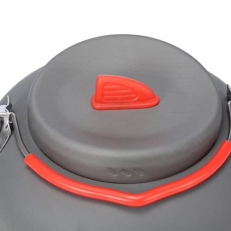 ALOCS CW - C19T ALUMINA ULTRALIGHT 2 - 3 PEOPLE COOKWARE SET (BLACK)