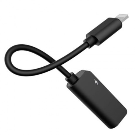 BASEUS L32 8 PIN TO 3.5MM AUDIO ADAPTER FOR IPHONE 7 / 7 PLUS (BLACK)