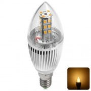 YOUOKLIGHT E14 28 SMD 2835 LEDS 5W 450LM 3000K LED LIGHTS TRANSLUCENT FLAMED CANDLE BULB (
