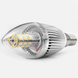 YOUOKLIGHT E14 28 SMD 2835 LEDS 5W 450LM 3000K LED LIGHTS TRANSLUCENT FLAMED CANDLE BULB (