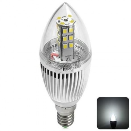 YOUOKLIGHT E14 28 SMD 2835 LEDS 5W 450LM 3000K LED LIGHTS TRANSLUCENT FLAMED CANDLE BULB (
