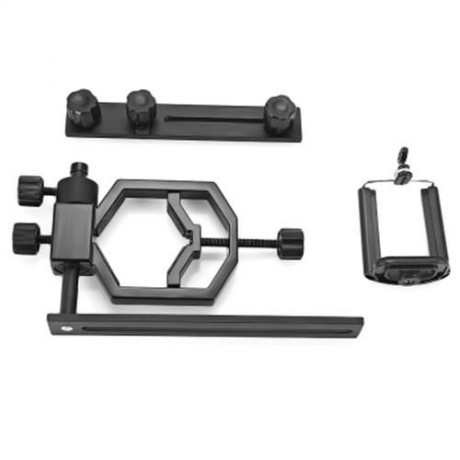 OUTDOOR MONOCULAR TELESCOPE DIGITAL CAMERA PHONE HOLDER (BLACK)