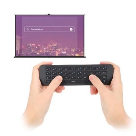 TZ P3 2.4GHZ AIR MOUSE WIRELESS KEYBOARD REMOTE CONTROLLER (BLACK)