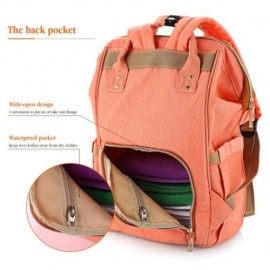 ALL IN ONE PRACTICAL BABY DIAPER BAG WITH SEPARATE POCKET (ORANGEPINK)