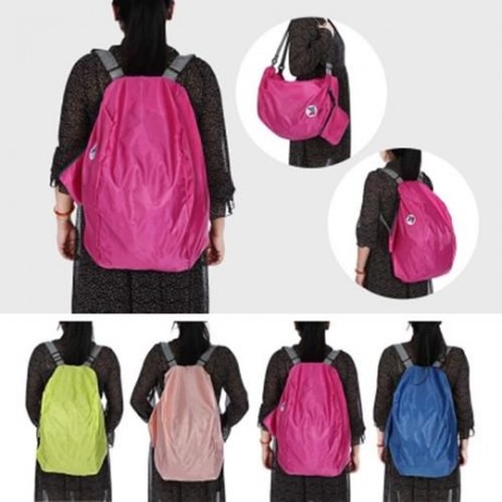 GUAPABIEN FOLDABLE MULTIPLE CARRY WAYS TRAVEL STORAGE BAG (BLUE)