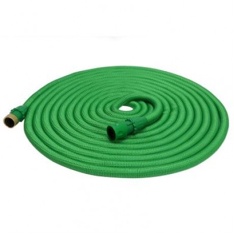 Expandable Garden Hose Pipe with 8 in 1 Spray Gun (GREEN)