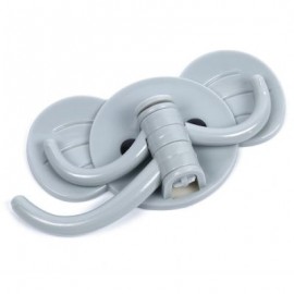 Cute Elephant Shape Strong Adhesive Hook (LIGHT BLUE)