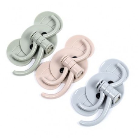 Cute Elephant Shape Strong Adhesive Hook (LIGHT BLUE)