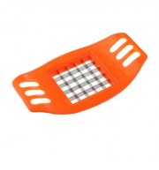 Household Stainless Steel Hand-operated Potato Strip-cutter (ORANGE)