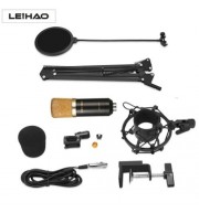 LEIHAO BM - 700 PROFESSIONAL CONDENSER MICROPHONE (BLACK)